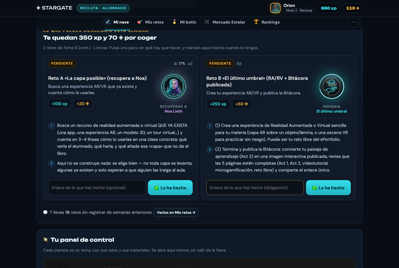 Tu primer reto